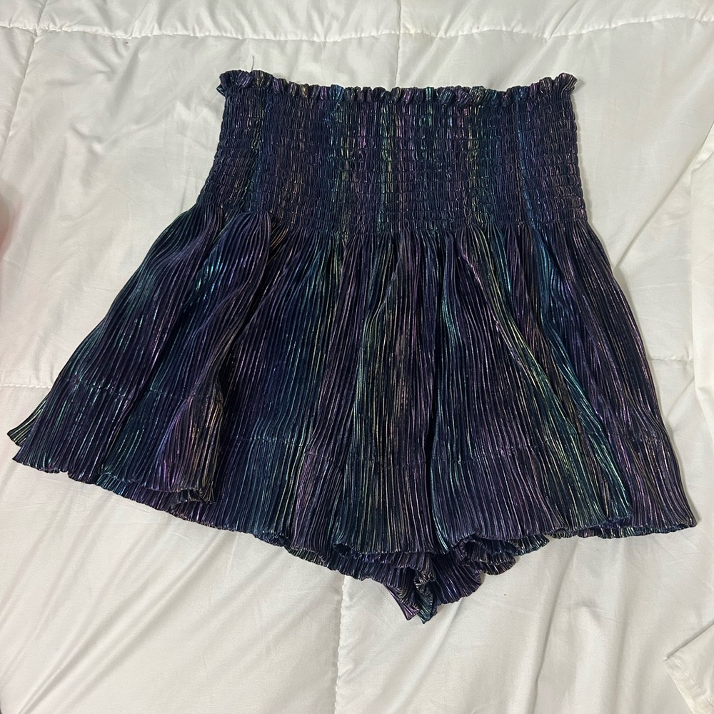Queen of Sparkle Swing Shorts Navy- Size Small